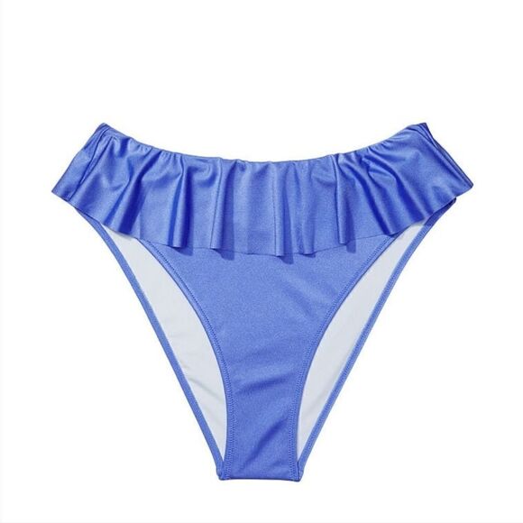 High rise ruffle bikini bottom - Picture 3 of 4